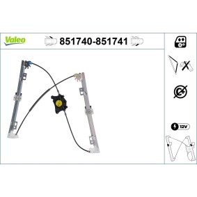 VALEO 851740 Fensterheber VOLVO XC60 (156) 2.4 163 PS Diesel