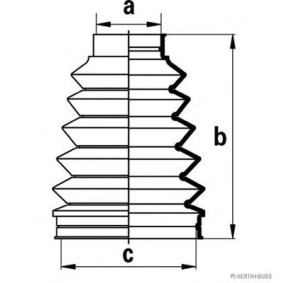 HERTH+BUSS JAKOPARTS J2882012 Drivakselmansjett LEXUS SC Cabrio (UZZ40_)