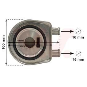 VAN WEZEL 43013705 Ölkühler RENAULT MEGANE 3 Grandtour (KZ0/1) 1.9 131 PS Diesel