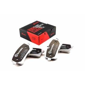 BREMBO 07.B315.57 Høyytelse bremsebelegg PORSCHE