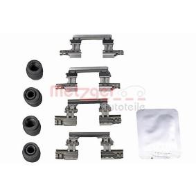 METZGER 109-0027 Kit d'accessoires, plaquette de frein à disque MAZDA 3 3/5 portes (BM, BN) 1.5 100 CV Essence