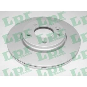 LPR V2008VR Bremsscheiben VW Transporter 5 Pritsche / Fahrgestell (7JD, 7JE, 7JL, 7JY, 7JZ, 7FD) 2.0 115 PS Otto