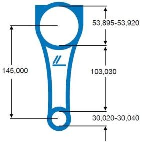 IPSA CO005900 Biela OPEL