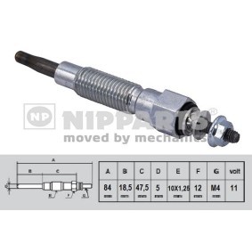 Osta Hehkutulppa NIPPARTS:llä N5715024 edullisesti hintaan 20,29&nbsp;&euro;