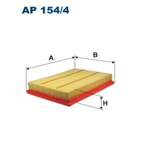 FILTRON AP 154/4 Filtro de ar NISSAN ALMERA 1 Hatchback (N15) 1.4 75 cv Otto