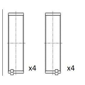 FAI AutoParts BB2053-STD Vevlager MERCEDES-BENZ A-klass (W176)