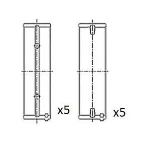 FAI AutoParts BM1029-STD Kurbelwellenlager FIAT STRADA