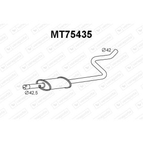 VENEPORTE MT75435 Vorschalldämpfer SMART