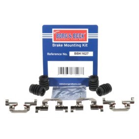 BORG & BECK BBK1627 Kit d'accessoires, plaquette de frein à disque MAZDA 3 3/5 portes (BM, BN) 1.5 100 CV Essence