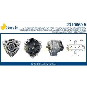 SANDO 2010669.5 Alternateur SAAB 9-3 Décapotable (YS3F) 2.8 230 CV Essence
