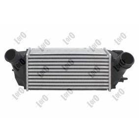 ABAKUS 017-018-0016 Intercooler FORD FIESTA