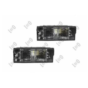 ABAKUS 042-22-905LED Kennzeichenbeleuchtung RENAULT Megane 3 Schrägheck (BZ0/1_) 1.9 131 PS Diesel