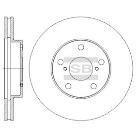 Hi-Q SD4050 Bremsscheiben TOYOTA RAV 4 II (CLA2_, XA2_, ZCA2_, ACA2_) 2.0 150 PS Otto
