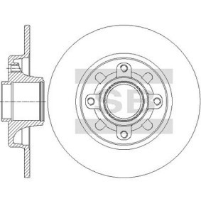 Hi-Q SD6009 Bromsskivor PEUGEOT 207 SW (WK_) 1.6 110 hk Bensinmotor