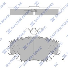Hi-Q SP1243 Bromsbelägg DACIA SANDERO 1.5 65 hk Diesel