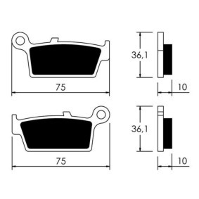 Acquista Kit pastiglie freni da VICMA H137 a buon mercato per soli 10,69&nbsp;&euro;