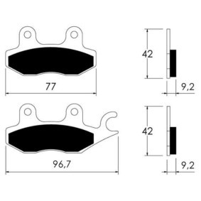 Acquista Kit pastiglie freni da VICMA H165 a buon mercato per soli 10,69&nbsp;&euro;