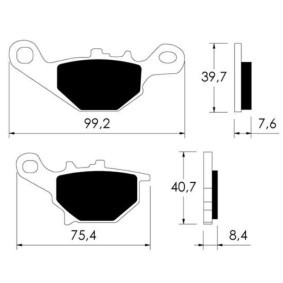 Acquista Kit pastiglie freni da VICMA P10745 a buon mercato per soli 11,19&nbsp;&euro;