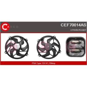 CASCO CEF70014AS Elektromotor, Kühlerlüfter CITROËN XSARA Break (N2)