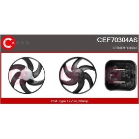 CASCO CEF70304AS Elektromotor, Kühlerlüfter CITROËN C3 I Schrägheck (FC_, FN_)