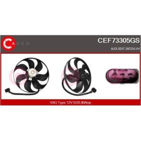 Kühlerlüfter für SKODA von CASCO