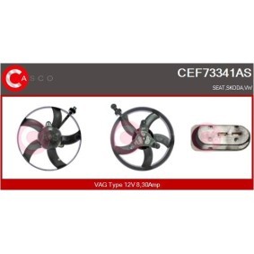 Kühlerlüfter für SKODA von CASCO