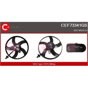Kühlerlüfter für SKODA von CASCO