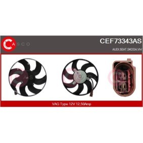 Kühlerlüfter für SKODA von CASCO