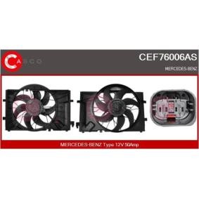 CASCO CEF76006AS Elektromotor, Kühlerlüfter MERCEDES-BENZ