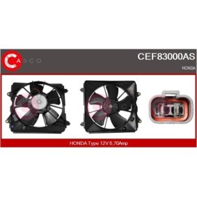 CASCO CEF83000AS Moteur électrique, ventilateur pour radiateurs HONDA