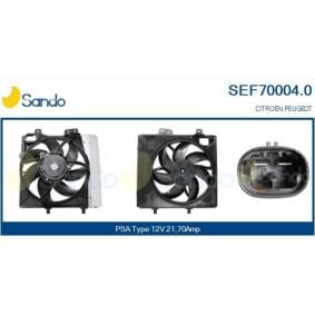 SANDO SEF70004.0 Elektromotor, Kühlerlüfter CITROËN C3 I Schrägheck (FC_, FN_)
