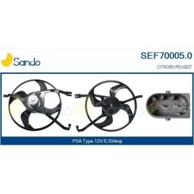 SANDO SEF70005.0 Elektromotor, Kühlerlüfter CITROËN C3 I Schrägheck (FC_, FN_)