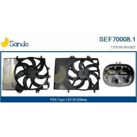 SANDO SEF70008.1 Elektromotor, Kühlerlüfter CITROËN XSARA Break (N2)