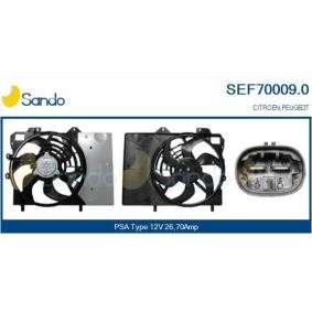 SANDO SEF70009.0 Elektromotor, Kühlerlüfter CITROËN C3 I Schrägheck (FC_, FN_)