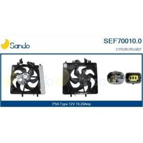 SANDO SEF70010.0 Elektromotor, Kühlerlüfter CITROËN C2 Schrägheck (JM)