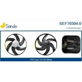 SANDO SEF70304.0 Elektromotor, Kühlerlüfter CITROËN C3 I Schrägheck (FC_, FN_)