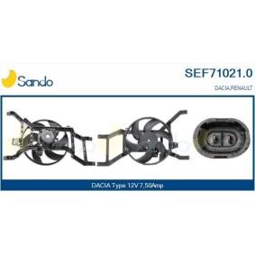 SANDO SEF71021.0 Ventilateur moteur DACIA LOGAN MCV (KS_) 1.6 84 CV Essence