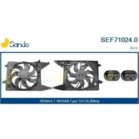 SANDO SEF71024.0 Ventilateur moteur DACIA LOGAN MCV (KS_) 1.6 84 CV Essence