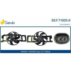 SANDO SEF71025.0 Ventilateur moteur DACIA LOGAN MCV (KS_) 1.6 84 CV Essence