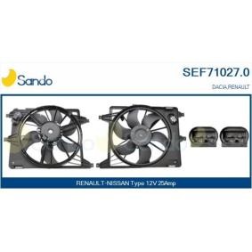 SANDO SEF71027.0 Ventilateur moteur DACIA LOGAN MCV (KS_) 1.6 84 CV Essence