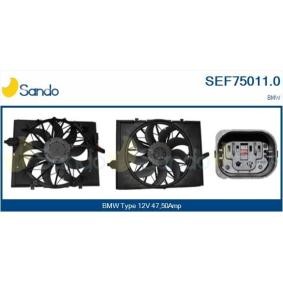 SANDO SEF75011.0 Kylfläkt BMW 5 Sedan (E60) 2.5 177 hk Bensinmotor