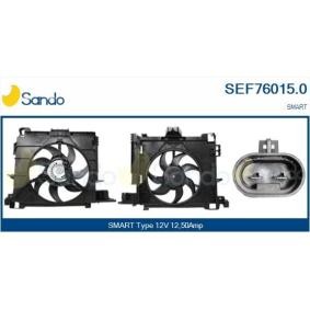 SANDO SEF76015.0 Kjølevifte SMART FORTWO Cabrio (451) 0.8 45 hk Diesel