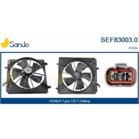 SANDO SEF83003.0 Moteur électrique, ventilateur pour radiateurs HONDA