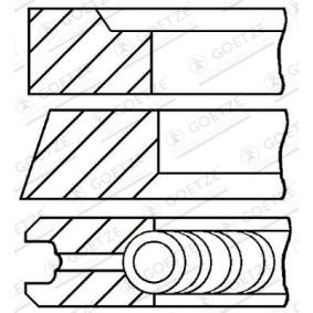 GOETZE ENGINE 08-337400-00 Kolbenringe RENAULT LAGUNA 1 (B56, 556) 1.8 90 PS Otto