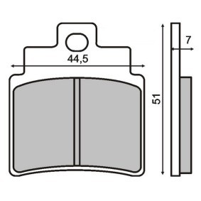Acquista Kit pastiglie freni da RMS 22 510 0500 a buon mercato per soli 13,57&nbsp;&euro;