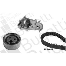 BUGATTI KBU7714B Kit de distribution + pompe à eau RENAULT MEGANE 1 Classic (LA0/1) 1.6 75 CV Essence