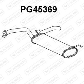 Endschalldämpfer PG45369 für TOYOTA
