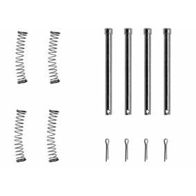 TEXTAR 82545000 Zubehörsatz, Scheibenbremsbelag LAND ROVER Defender Pritsche / Fahrgestell (L316) 2.2 122 PS Diesel