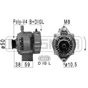 ERA 210888A Alternador SUZUKI BALENO Ranchera familiar (EG) 1.8 121 cv Motor otto