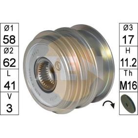 ERA ZN5647 Freilauf Lichtmaschine RENAULT Clio 4 Schrägheck (BH_) 1.2 72 PS Otto